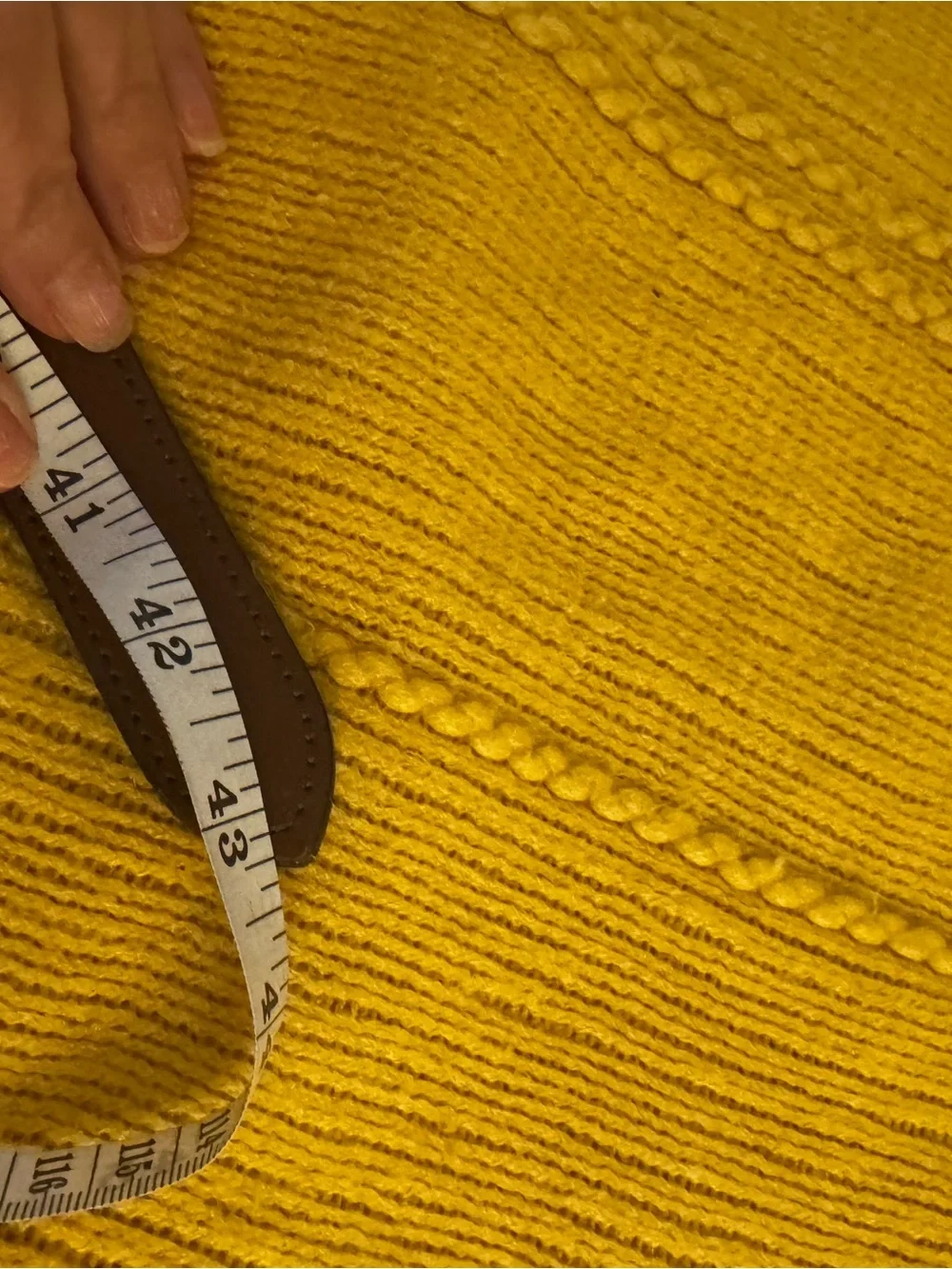 Men's Stretch Stripe Belt in Light Gray and Navy with Brown Leather Trim